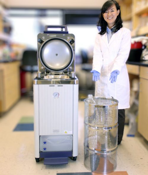 Top Loading Autoclave 69L | TOMY SX-700 Vertical Lab Autoclave